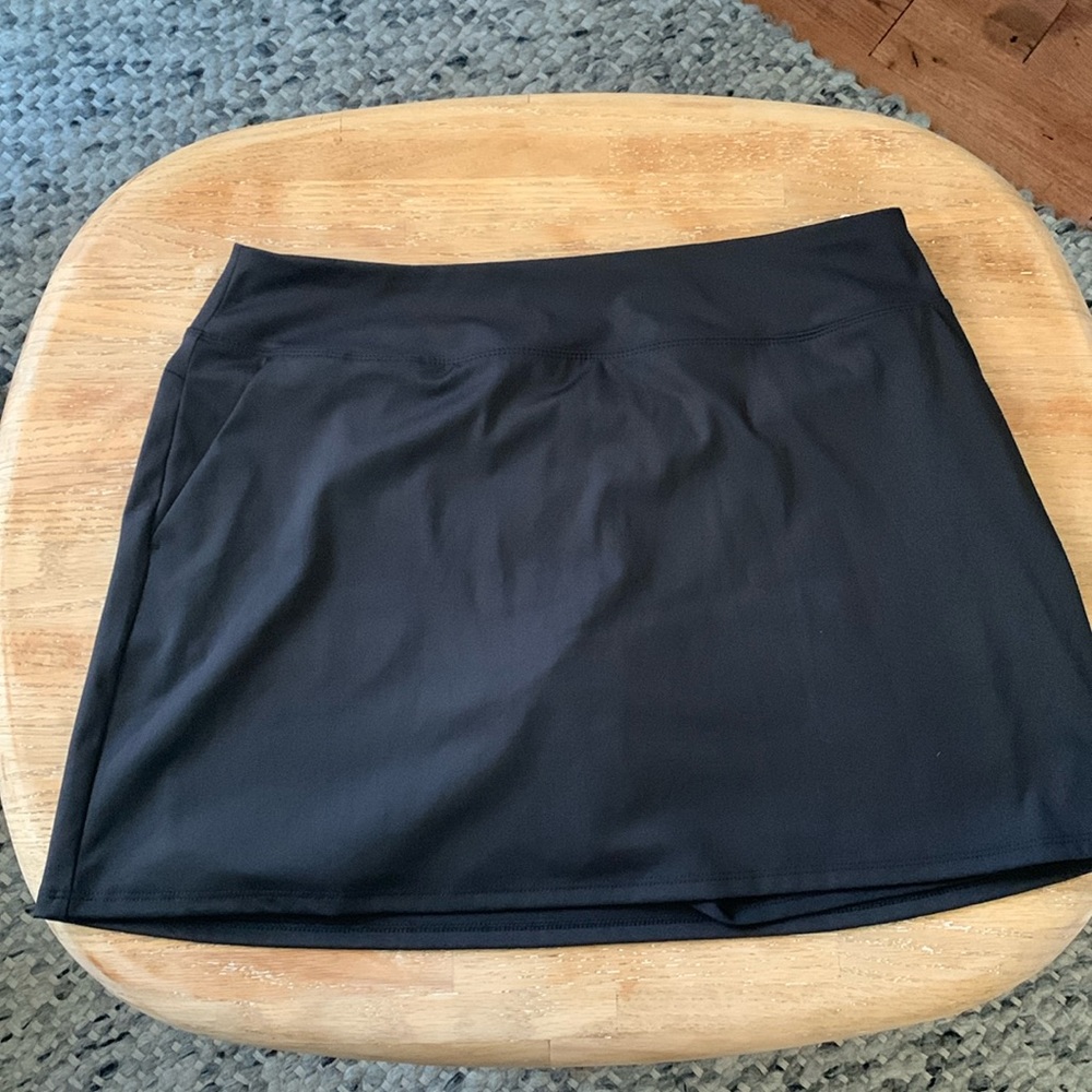Tommy Bahama Black Golf Skirt Skort Size Large